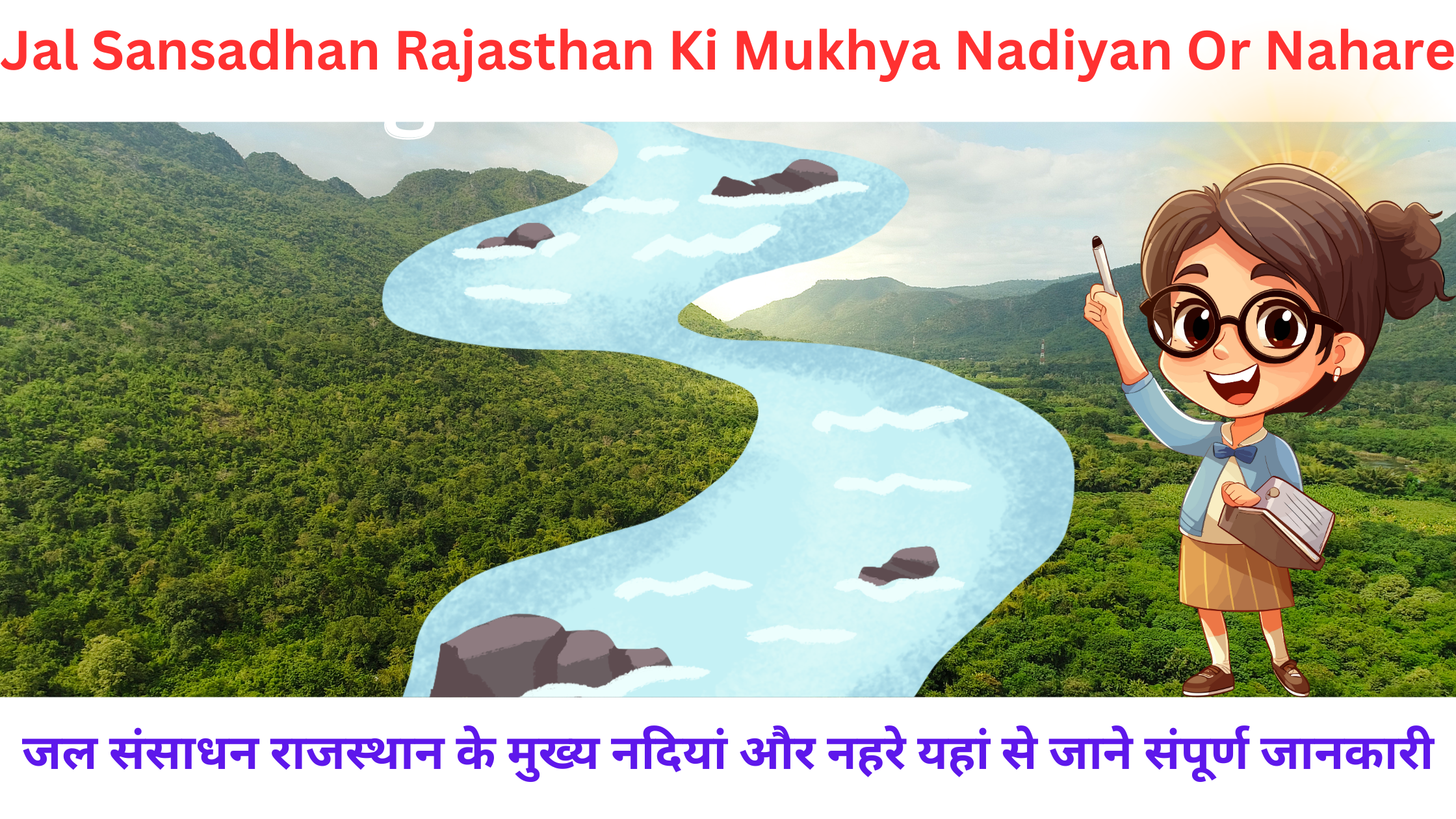 Jal Sansadhan Rajasthan Ki Mukhya Nadiyan Or Nahare