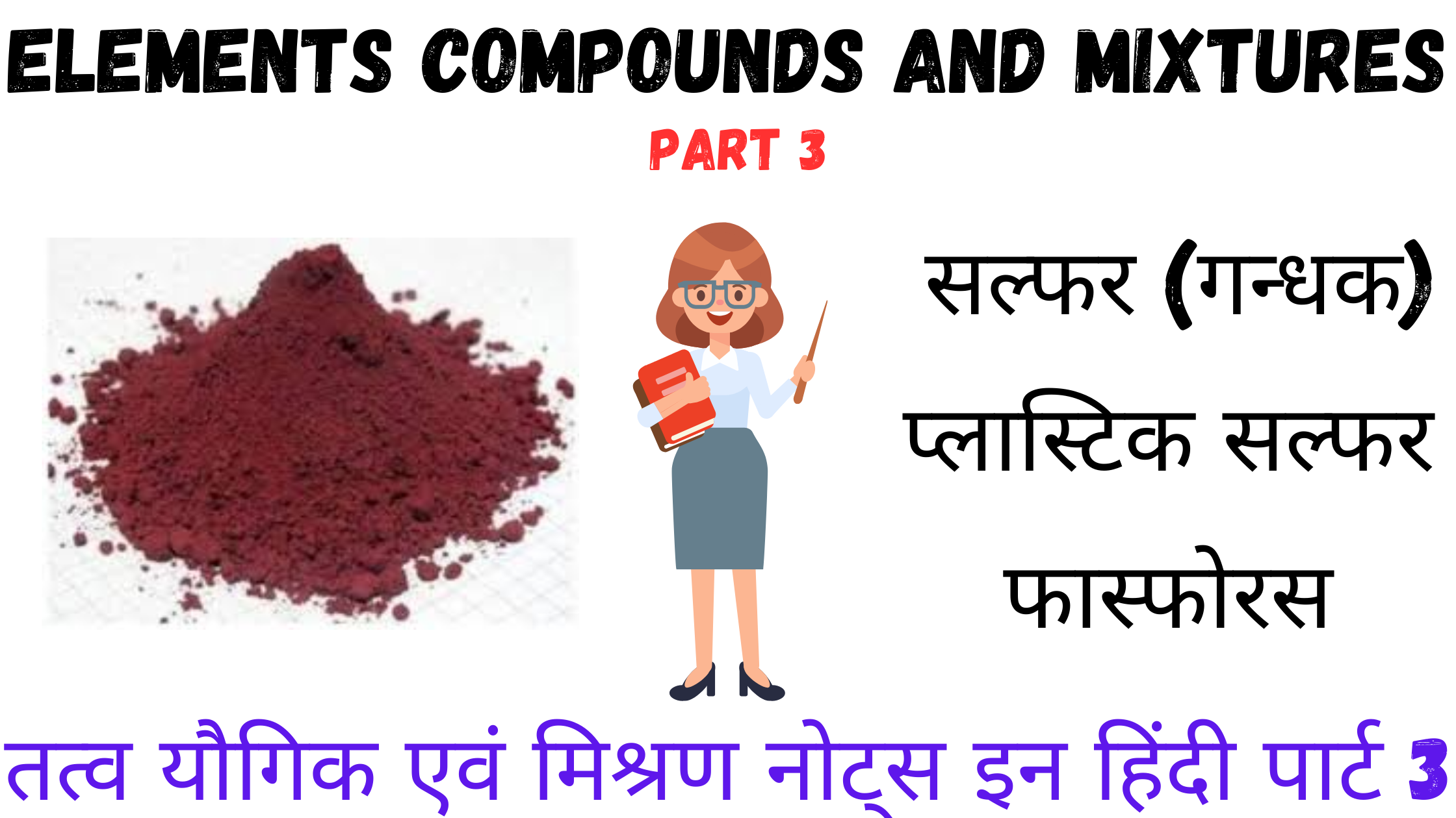 Elements Compounds And Mixtures Part 3